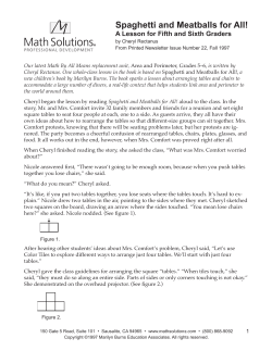 Spaghetti and Meatballs for All!