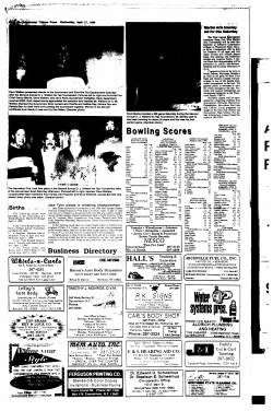 Bowling Scores - NYS Historic Newspapers