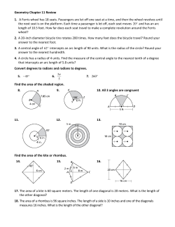 the Geometry Chapter 11 Review with Answers
