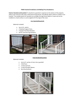 FNMA Handrail Installation and Bidding Price Breakdowns: Exterior