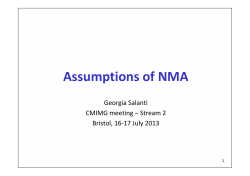 Assumptions of Network Meta-Analysis Models