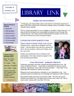 library link - Mclennan Library