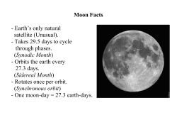 1/6 that of earth - Hastings High School