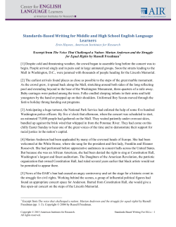 Standards-Based Writing for Middle and High School