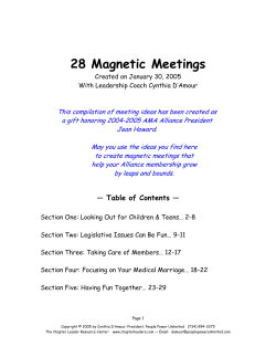 28 Magnetic Meetings