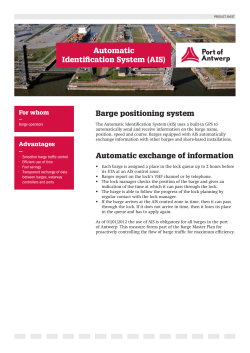 Barge positioning system Automatic exchange of