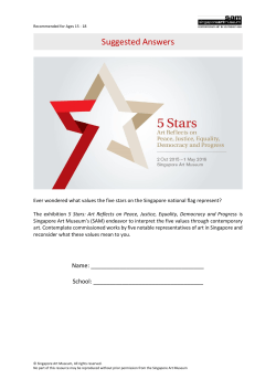 Suggested Answers - Singapore Art Museum