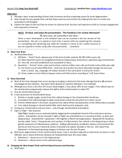 (NOTE: Sit back, and enjoy the presentation. This handout is for