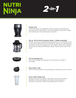 Power Pod 40 oz. All-in-One Processor Bowl + blade assembly 40