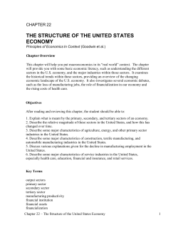 the structure of the united states economy