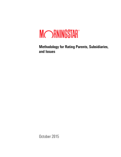 October 2015 - Morningstar