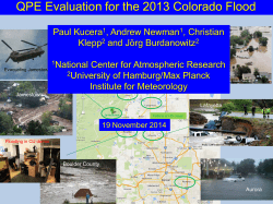 Storm Scale Attributes of Heavy Rainfall - ISAC