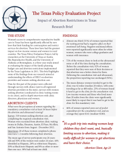 The Texas Policy Evaluation Project