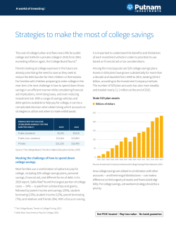 Strategies to make the most of college savings
