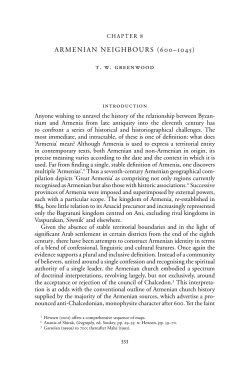 ARMENIAN NEIGHBOURS (600&ndash;1045)