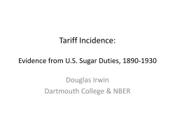 Do Higher Tariffs Reduce Import Prices? Evidence from the Smoot