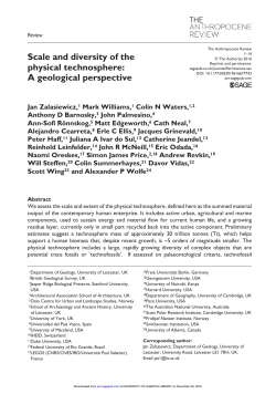 Scale and diversity of the physical technosphere: A geological