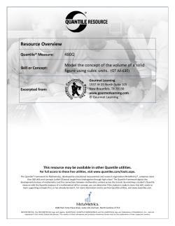 Cubic Units of Measurement