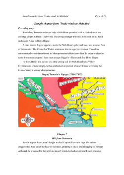 Sample Chapter - Trade winds to Meluhha