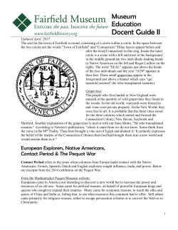 DOCENT GUIDE II - Fairfield Museum and History Center