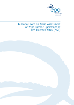 Guidance Note on Noise Assessment of Wind Turbine