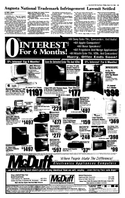 Augusta National Trademark Infringement Lawsuit