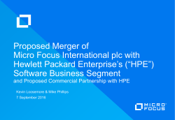 Micro Focus 4x3 Presentation Template