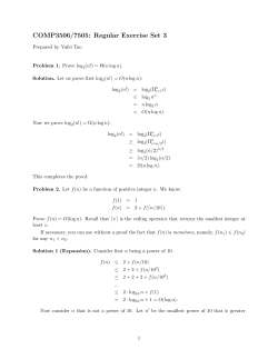 COMP3506/7505: Regular Exercise Set 3