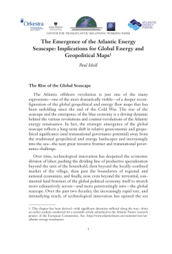 The Atlantic Energy Seascape - Center for Transatlantic Relations