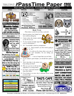 BABY TALK What babies would tell you if they could talk: 1. Don`t be
