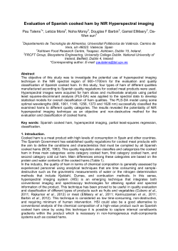 Evaluation of Spanish cooked ham by NIR