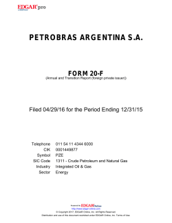 PETROBRAS ARGENTINA S.A.