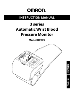 3 series Automatic Wrist Blood Pressure Monitor
