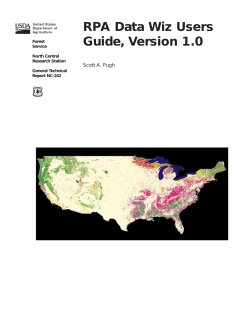 RPA Data Wiz Users Guide, Version 1.0