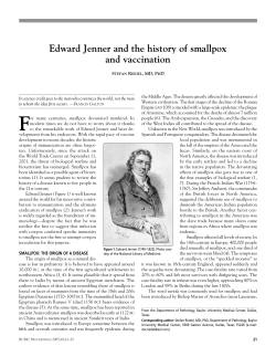 Edward Jenner and the history of smallpox and vaccination 368KB