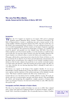 The very first Miss Liberty