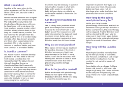 Jaundice - Central Manchester University Hospitals
