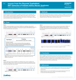 NIPT Detection of Pallister-Killian Mosaic Syndrome