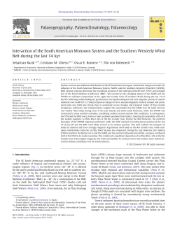 Interaction of the South American Monsoon System and the