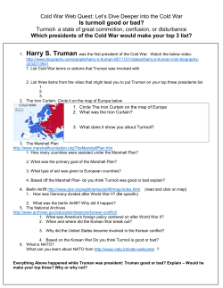Is turmoil good or bad?