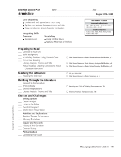 Armistice - McDougal Littell