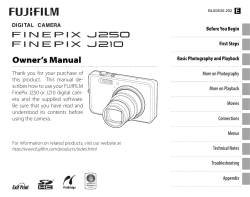 FinePix J250 (PDF: 2.87MB)