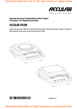 acculab vicon - scalenet.com