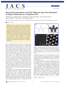 Hierarchical Interactions and Their Influence upon the Adsorption of
