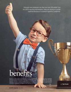 (ACA) reporting requirements, many are relying on outside