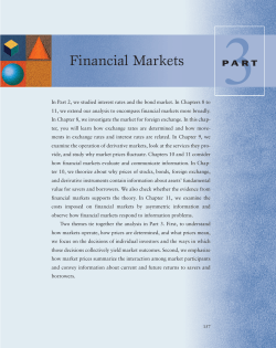 Financial Markets - Pearson Higher Education