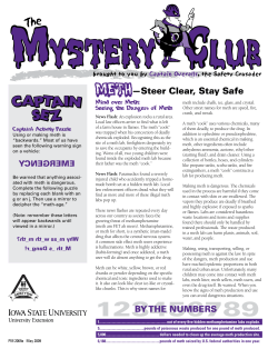 METH&mdash;Steer Clear, Stay Safe - Progressive Agriculture Foundation