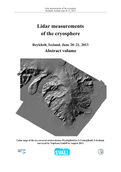 Lidar measurements of the cryosphere