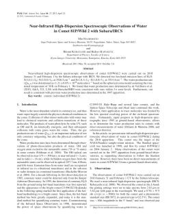 Near-Infrared High-Dispersion Spectroscopic Observations of Water
