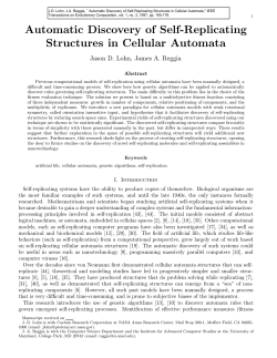Automatic Discovery of Self-Replicating Structures in Cellular